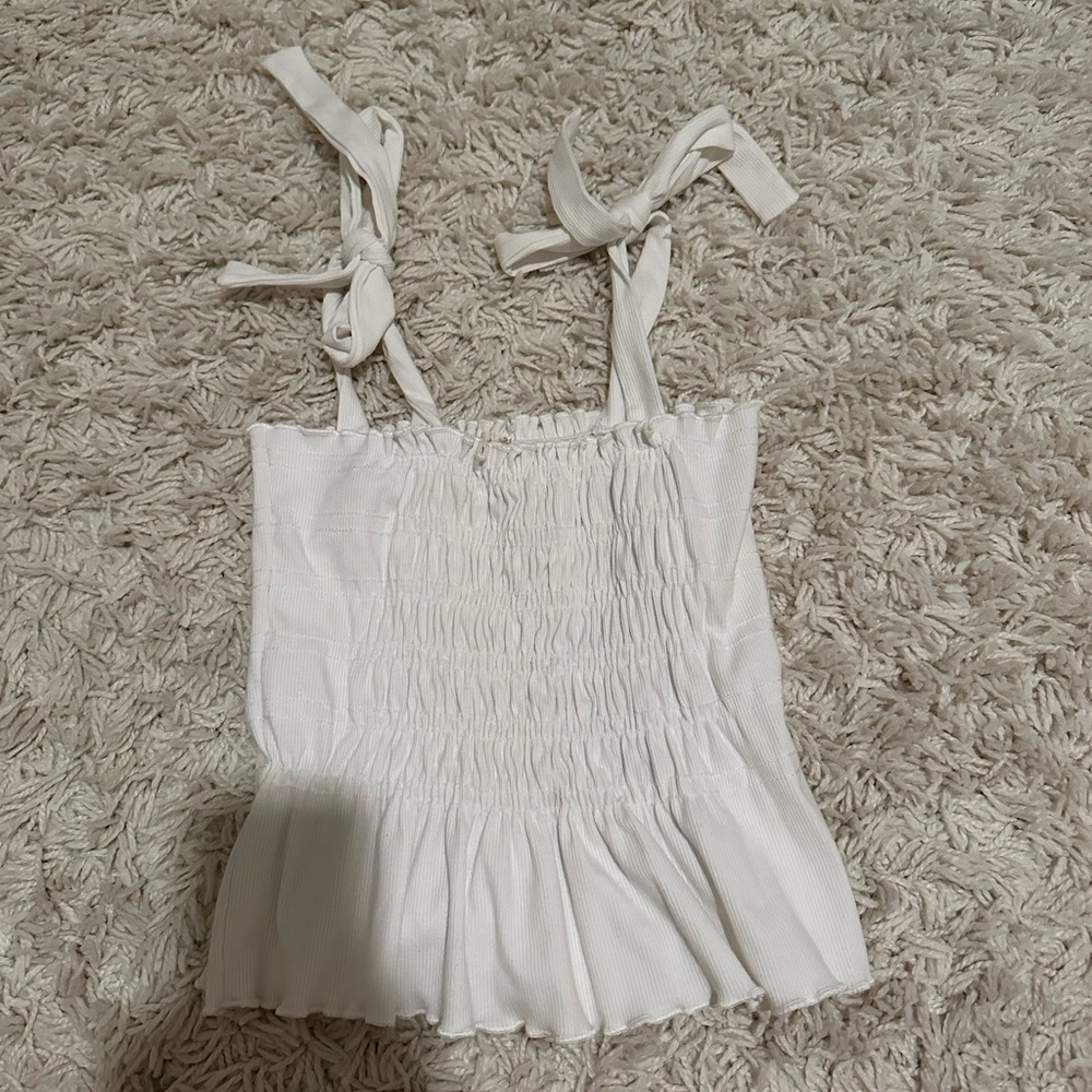 White altard state top Size xs